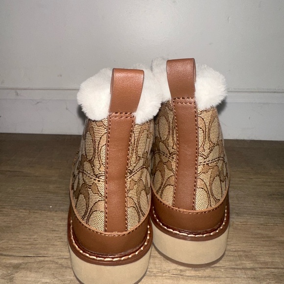 Coach Imani Boot In Signature Jacquard NWT - No Box Size 7 - Picture 7 of 8